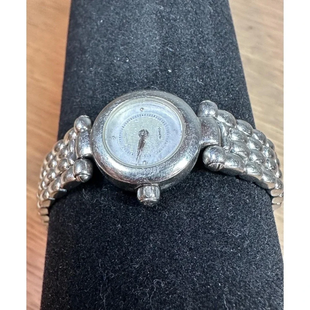 Vintage Coach W324 Swiss Quartz Women's Watch Box Papers Not Working